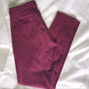 KUT from the Kloth fuchsia skinny jeans
